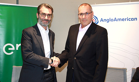 The deal signed with Anglo American is the largest ever renewable supply agreement inked by Enel to date (Credit: Anglo American)