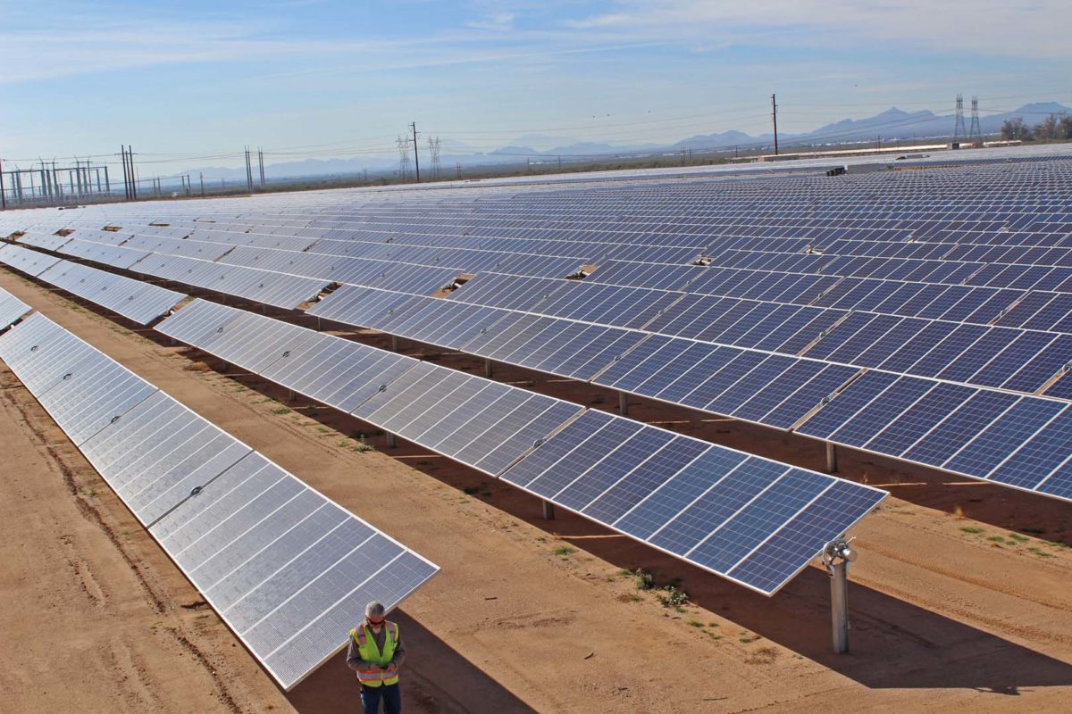 APS developed and will own and operate the 40MW PV plant, located 30 miles south of Casa Grande in Red Rock, Arizona. Source: Business Wire