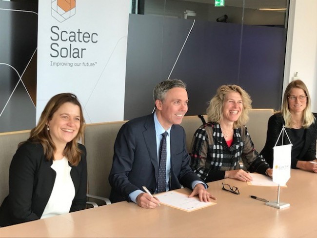 The deal signed by Scatec Solar and FMO will unlock funding for 32MW Kamianka (Credit: FMO)