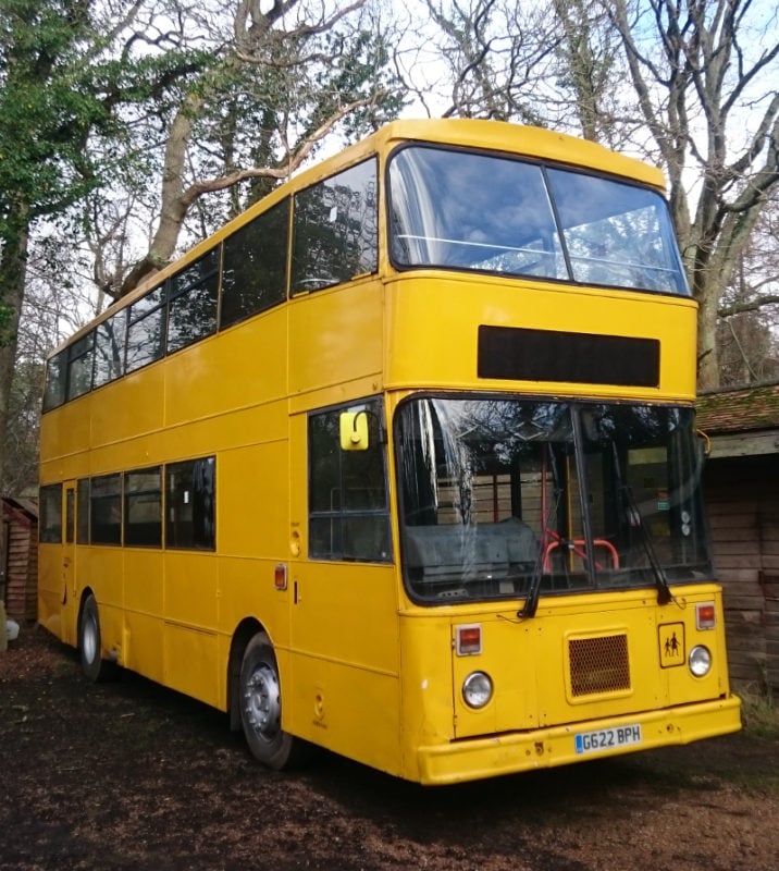 The crowdfunded school bus. Image: School Bus Project.