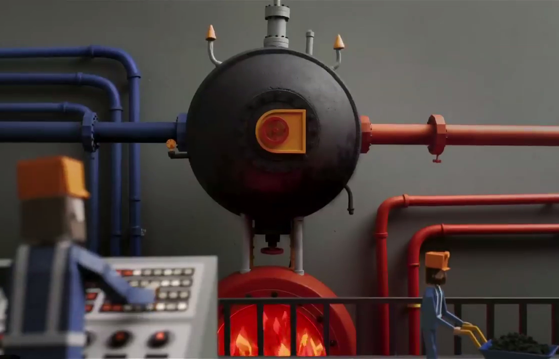 Each ad deals with a different fossil fuel; coal (pictured), natural gas and oil. Image: SolarCity ad screengrab, cropped by Andy Colthorpe. 