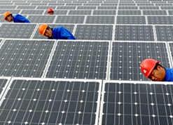 The PV project is expected to generate enough energy to power 30,000 homes. Image: Trina Solar