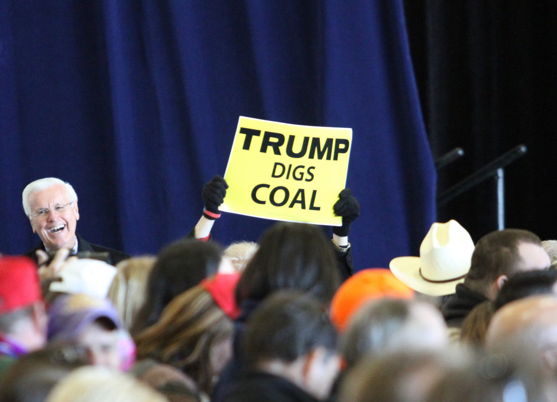 Trump digs coal but he could also be digging a hole for US energy infrastructure. Source: Flickr/Tammy Anthony Baker.