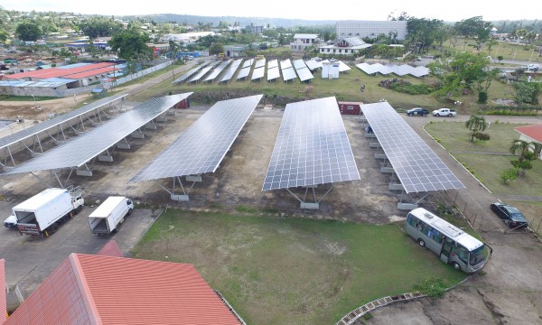 The Vanuatu project will help displace 896 tonnes of CO2 emissions. Image: Masdar