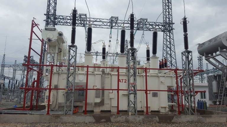The work of raising the capacity of Thap Cham 220 kV station (in Ninh Thuan) has just been completed and put into operation by the end of October 2019. Credit: MOIT