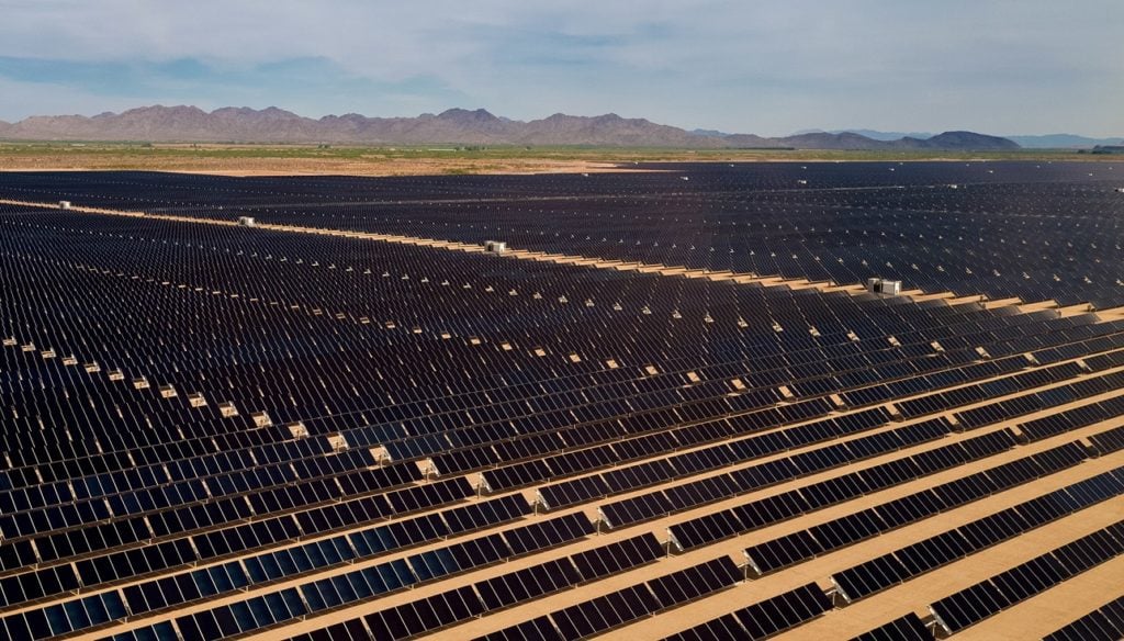 Sun Streams 2, Longroad Energy’s 200 MWdc solar project located in Maricopa County, Arizona.completed term financing.