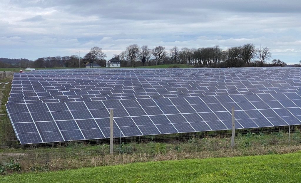 The Rødkilde Solar Park in Denmark.
