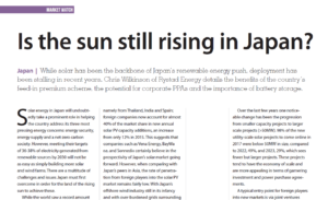 Is the sun still rising in Japan? - PV Tech
