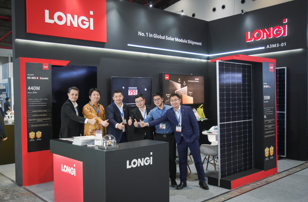 LONGi Hi-MO 6 Solartech debut di Indonesia