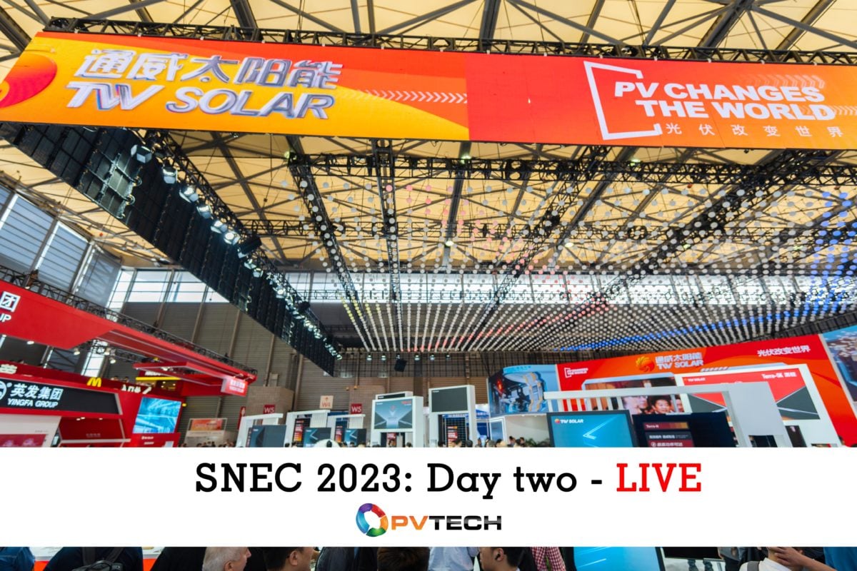 SNEC 2023 LIVE Day Two Innovations in PV, largescale ESS, inverters