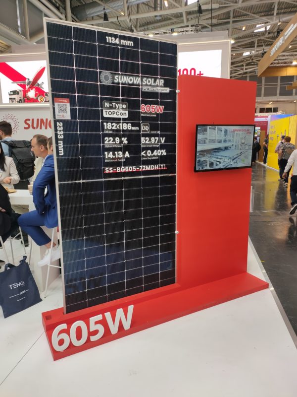 Sunova presents high-efficiency TOPCon module at Intersolar - Vimarsana News