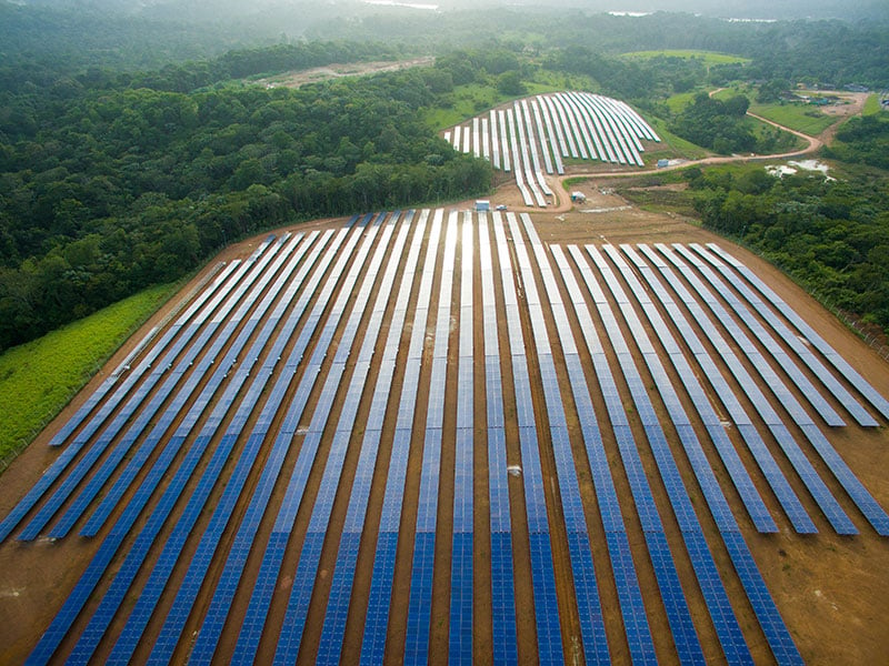 Voltalia's Oiapoque solar farm in Brazil.