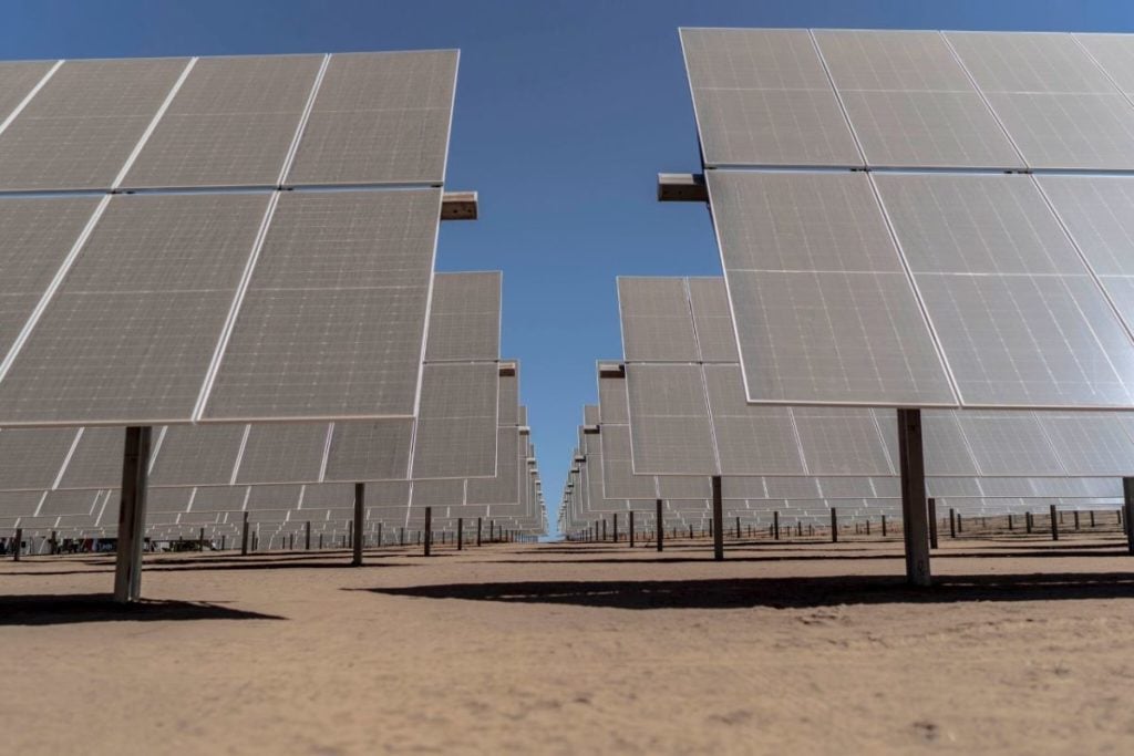 Image of a 95.2MW solar PV plant in Chile, Solek's largest PV project so far