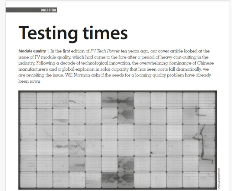 Time Of Testing Testing times - PV Tech