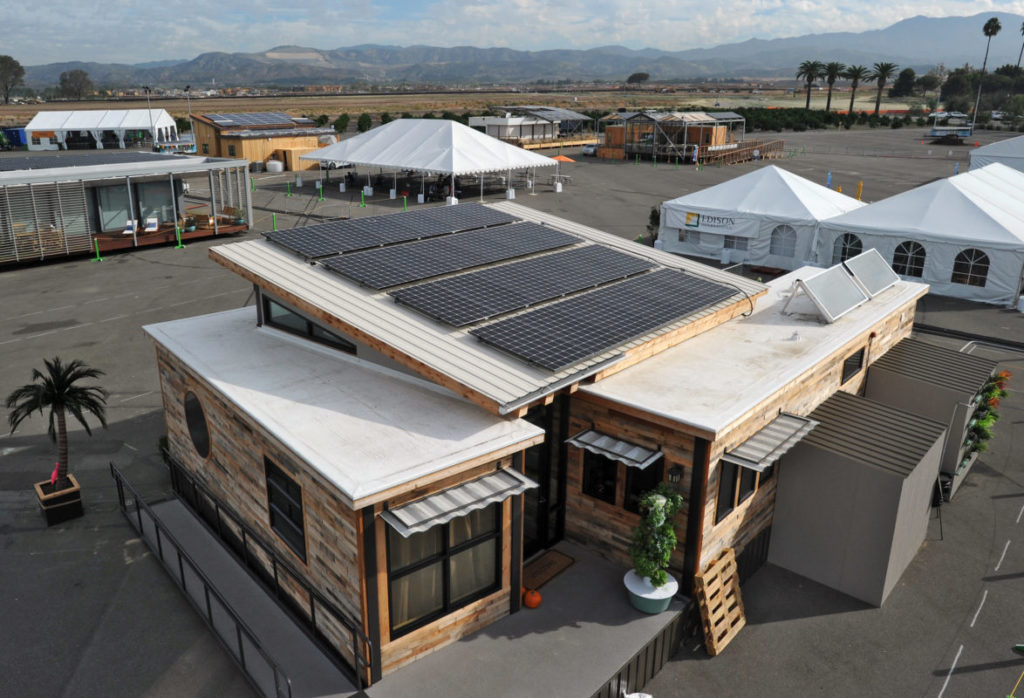 PV arrays for Missouri University of Science and Technology at the US Department of Energy Solar Decathlon 2015