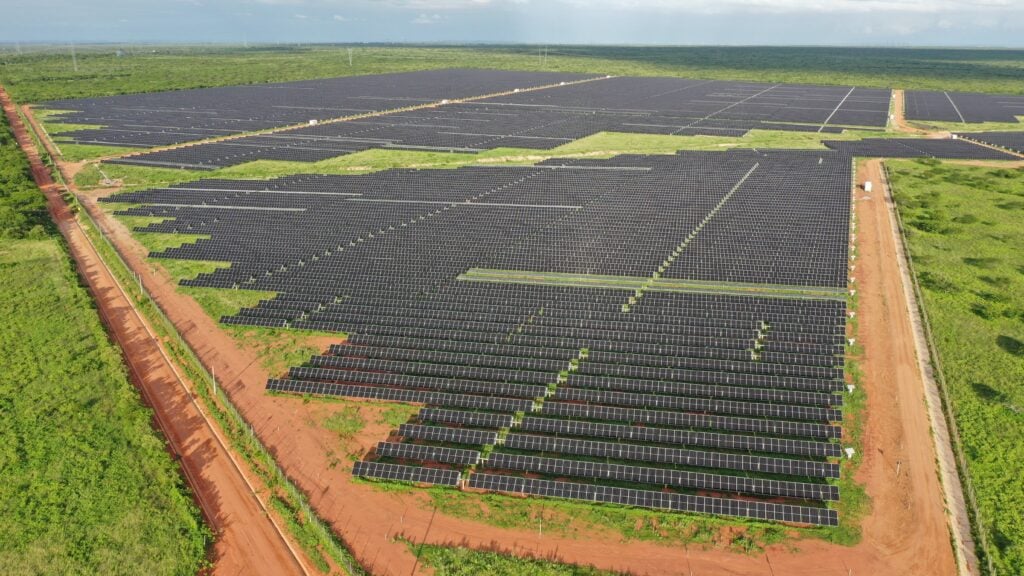 The Mendubim solar plant in Brazil.