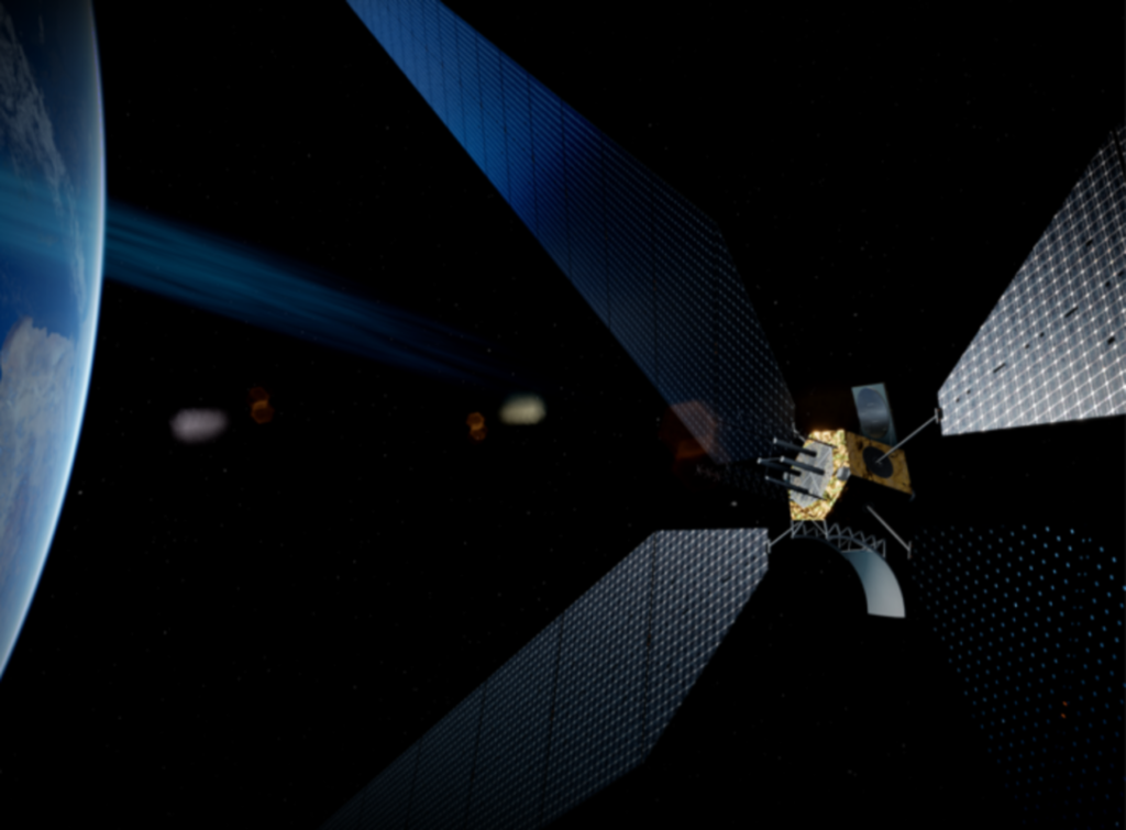 A concept image of a satellite.