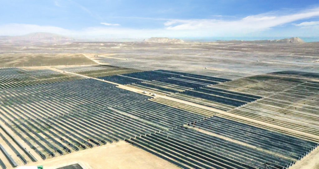 The Garadagh solar project.