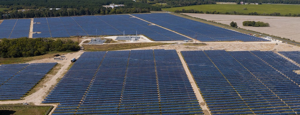 The Cherrydale solar project.