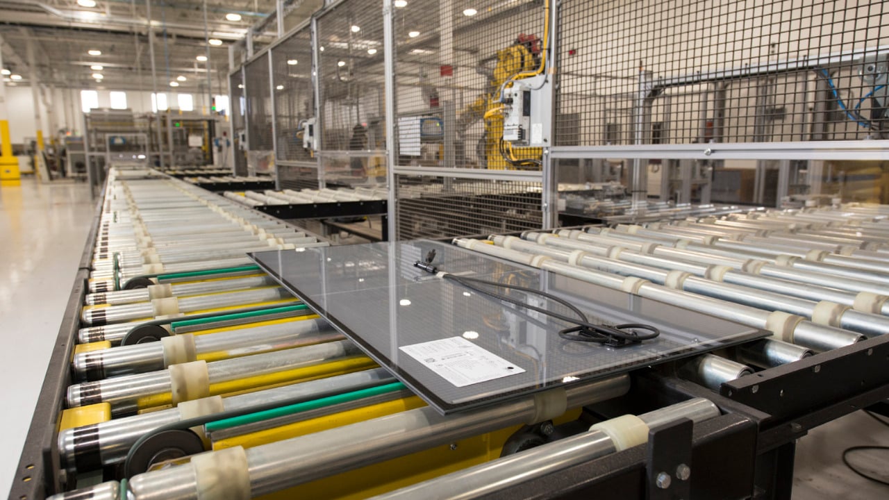 First Solar manufacturing plant