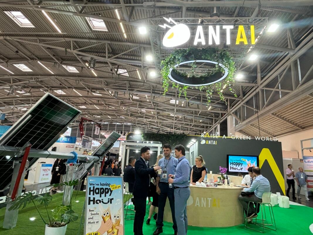 Antai Solar's booth at Intersolar 2024.