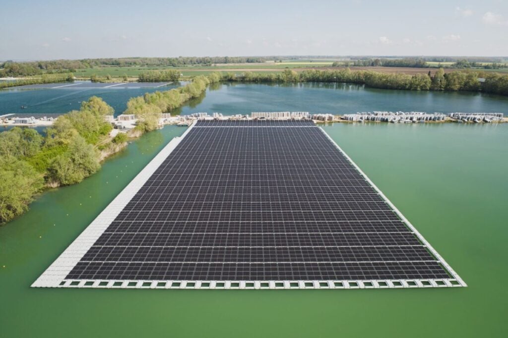 Largest floating solar PV project being built in France by Q Energy