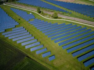 A solar project in Germany.