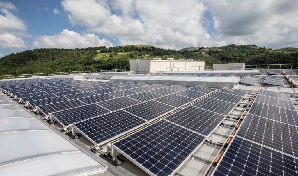 Maxeon rooftop solar panels.