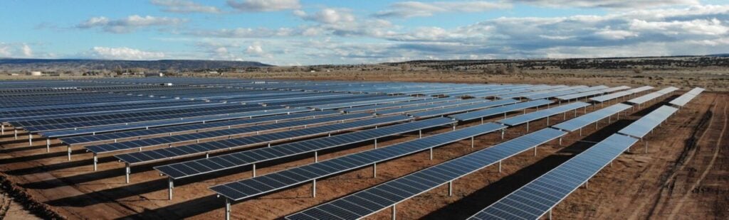 Lightsource bp's Grants and Bluewater solar project in New Mexico.