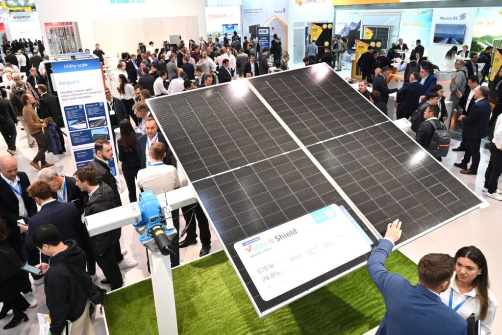 A module on display at Intersolar Europe 2025.