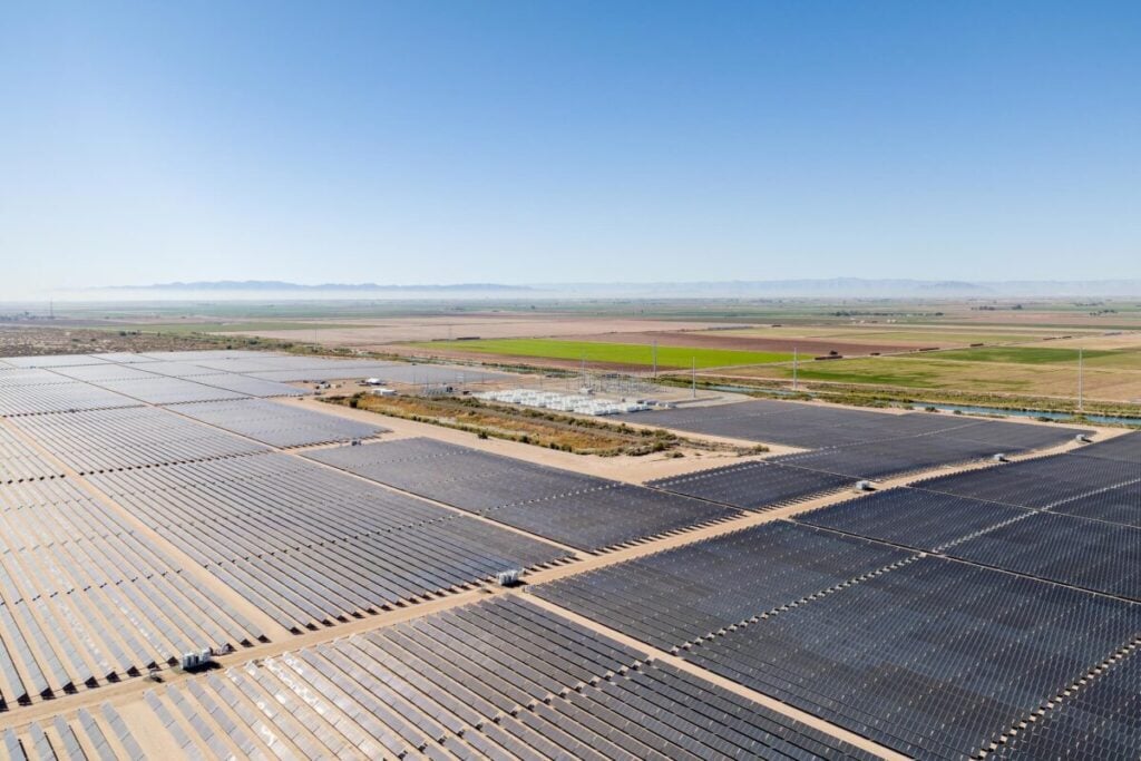 Arevon Energy's Vikings solar-plus-storage project.
