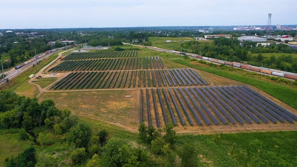 A solar project in Iowa.