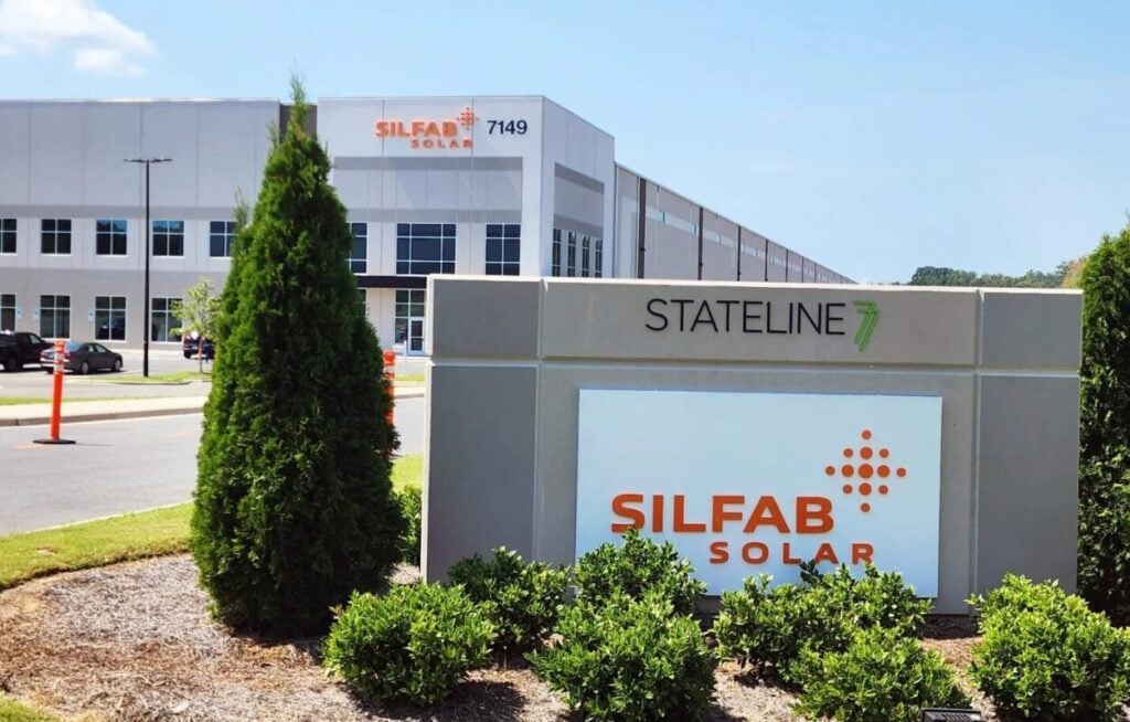 A Silfab Solar facility.