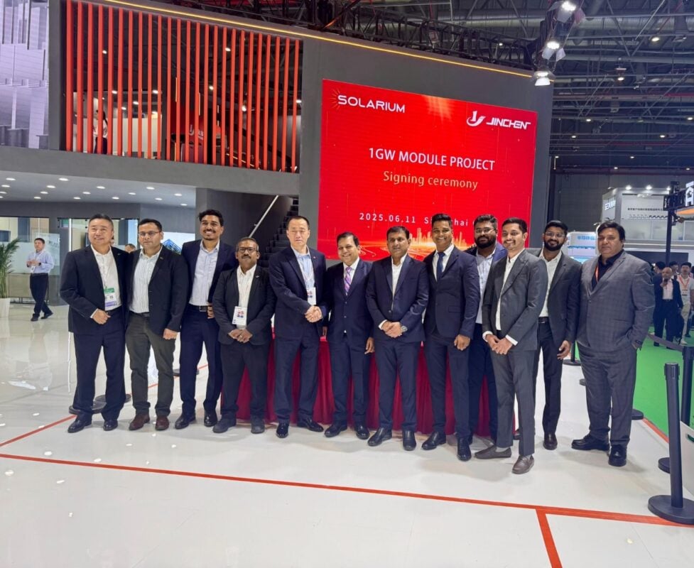 The facility is expected to begin commercial operations in the fourth quarter of 2025. Image: Solarium Energy via LinkedIn.