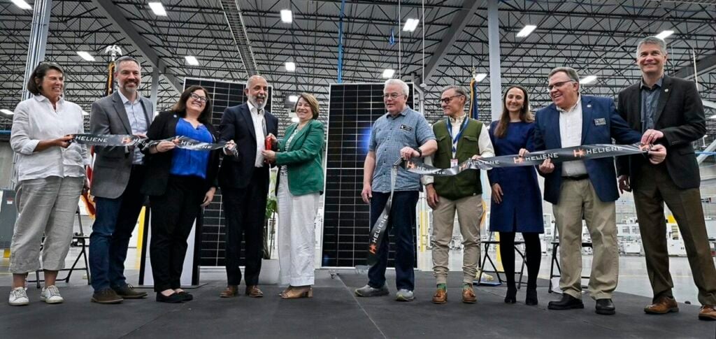 Heliene opens third module manufacturing line in Minnesota