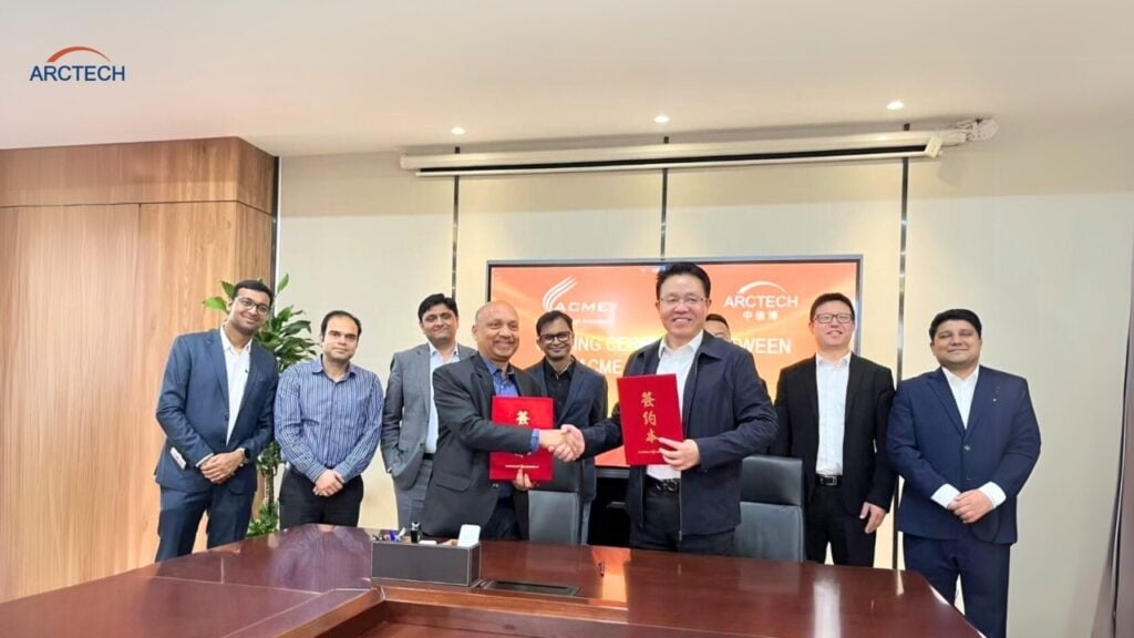 Arctech will deploy its 1P single-axis Skyline II solar tracking system at ACME Cleantech Solutions' Duqm plant. Image: Arctech