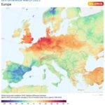 Western Europe solar irradiance increased by 50% in Spring – Solargis