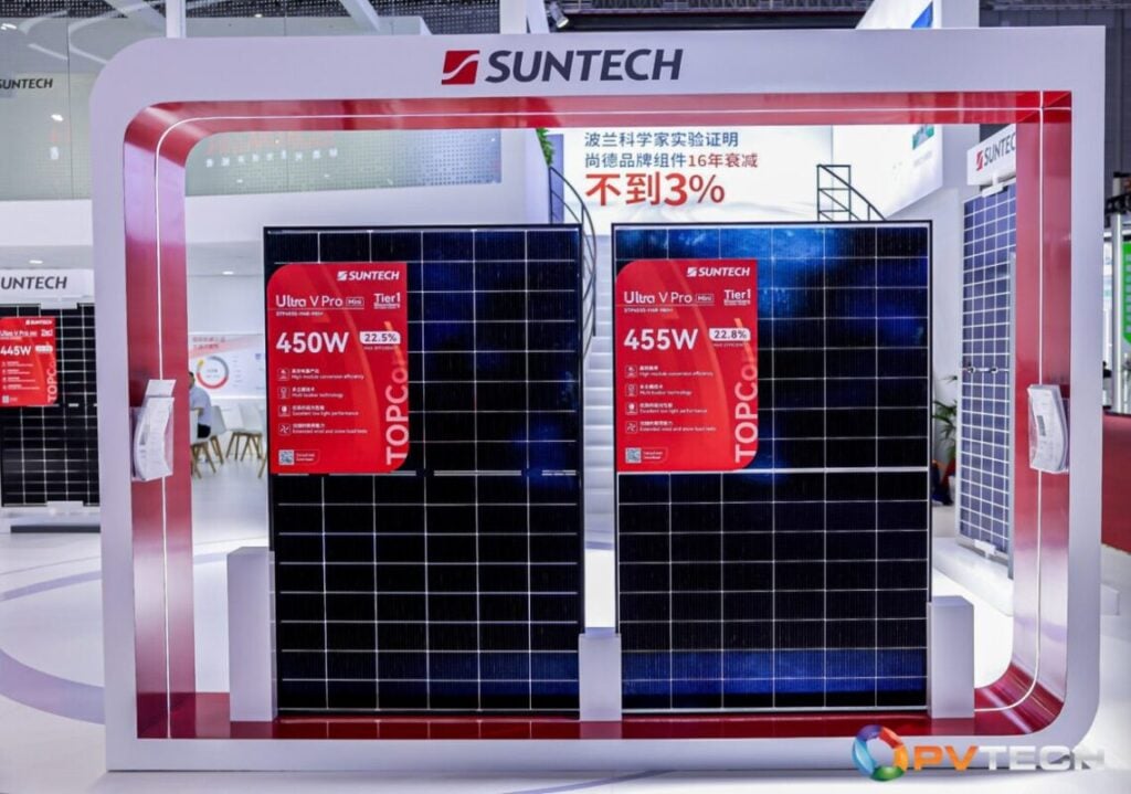 Suntech modules.