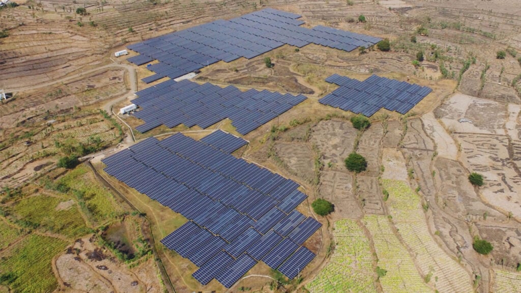 The Vena Energy Lombok solar project in Indonesia.