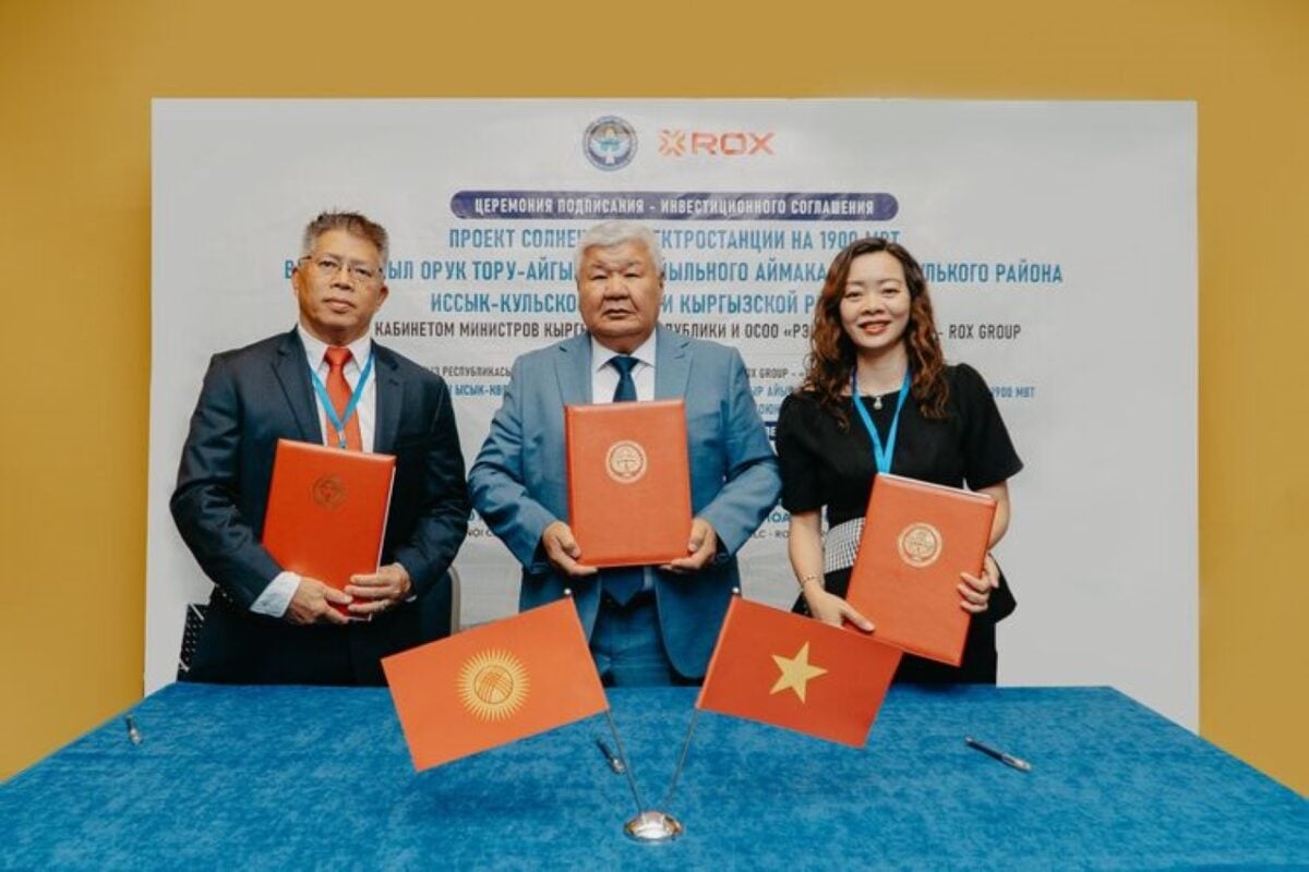 Kyrgyzstan signs investment deals with Vietnamese firms for 1.9GW solar PV power plant