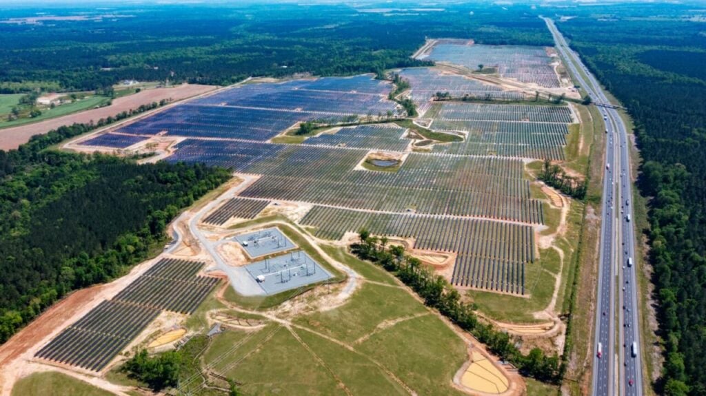 Silicon Ranch's Houston solar project in Georgia.