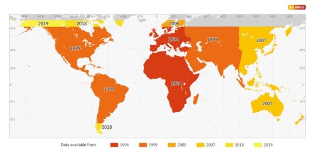 A graph from Solargis.