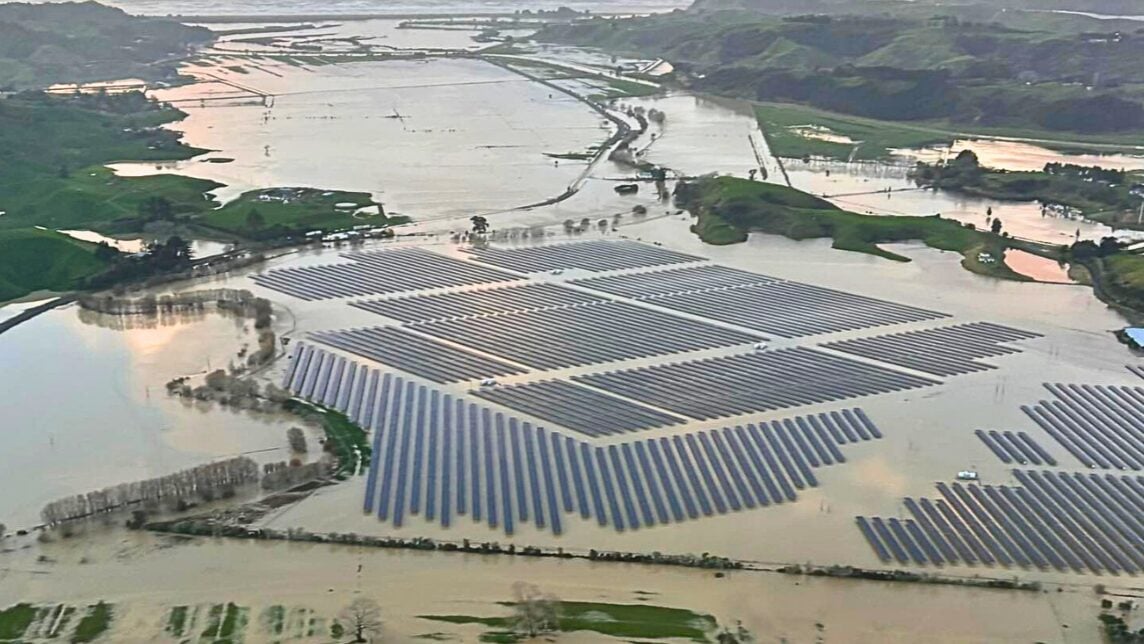 42MW solar PV plant in New Zealand continues operations amid extreme flooding