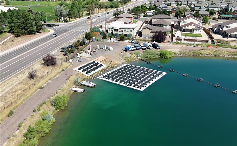 Noria starts construction at first US floating solar project to use trackers