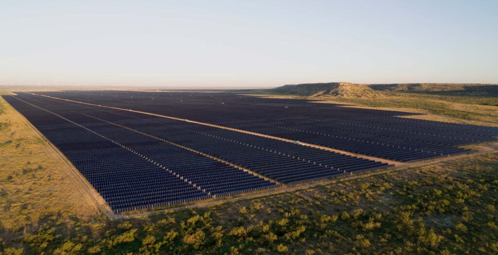 SB Energy's Juno Solar project in Texas.