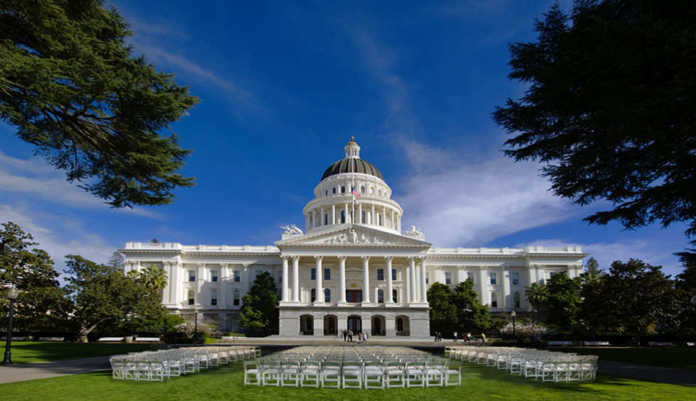 The California state capitol.