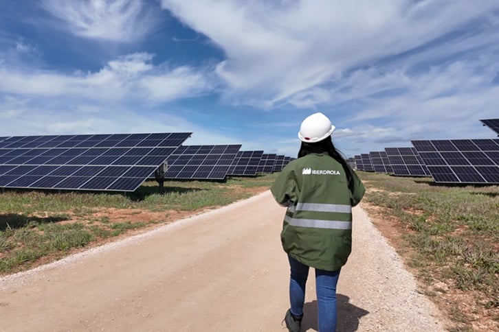 Iberdrola's Ciudad Rodrigo solar project in Spain.
