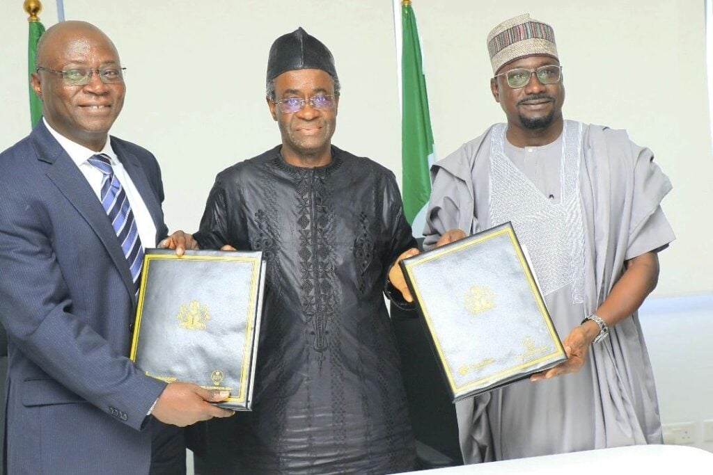 Signing ceremony at the Rural Electrification Agency of Nigeria.