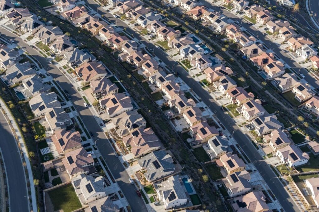 Residential solar and storage projects in California.