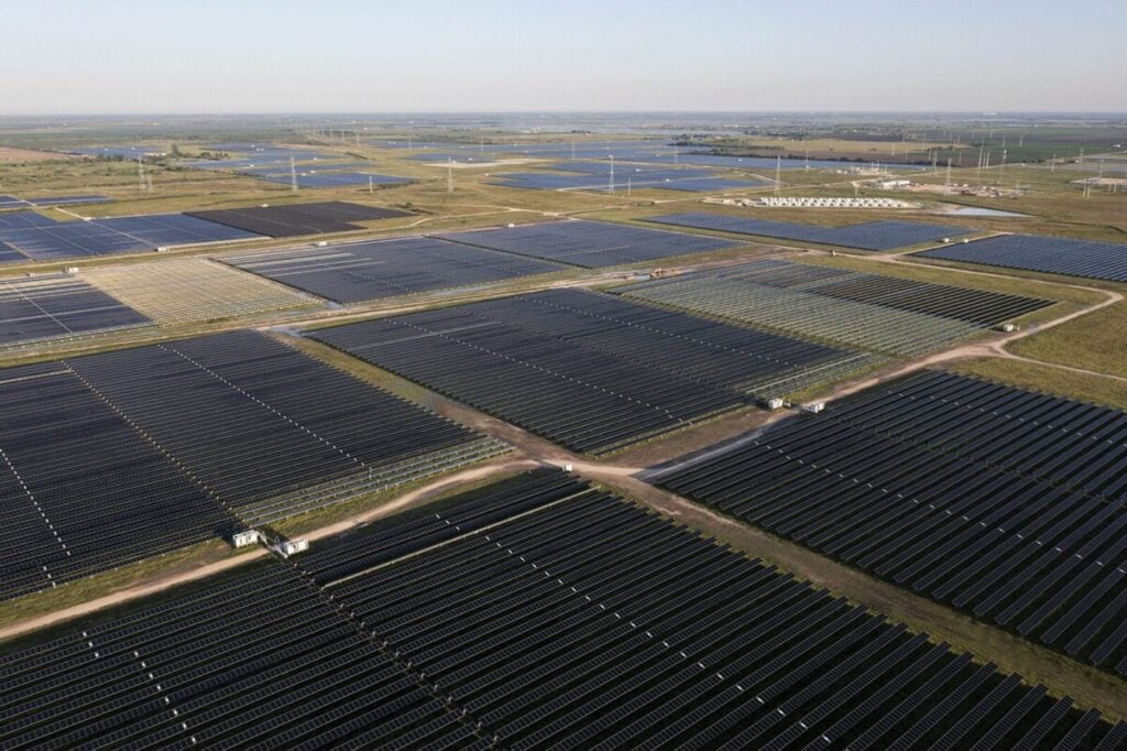 A TotalEnergies solar project in the US.